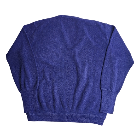 Izod Lacoste V‎ Neck Acrylic Sweatshirt Size Large - Picture 2 of 7